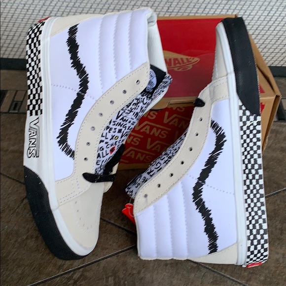 VANS SK8-Hi Reissue Dly Black/True White WMNS - Picture 6 of 16